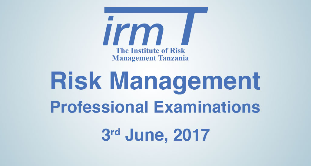 Risk Management Professional Examinations 3rd June, 2017